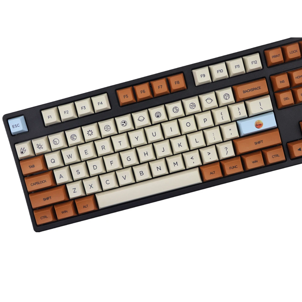 Mars colony profile XDA keycap 121 Keys dye sublimated For MX switches mechanical keyboard keycaps