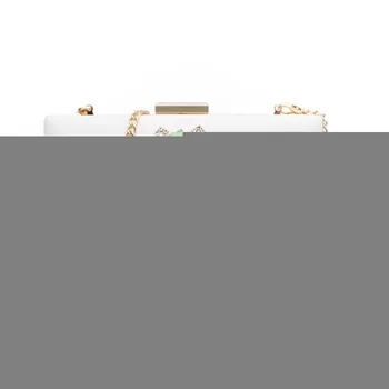 

NEW-Women'S Bag New Luxury Diamond Evening Dinner Bag Sweet Lady Shoulder Slung Chain Box Bag Tide