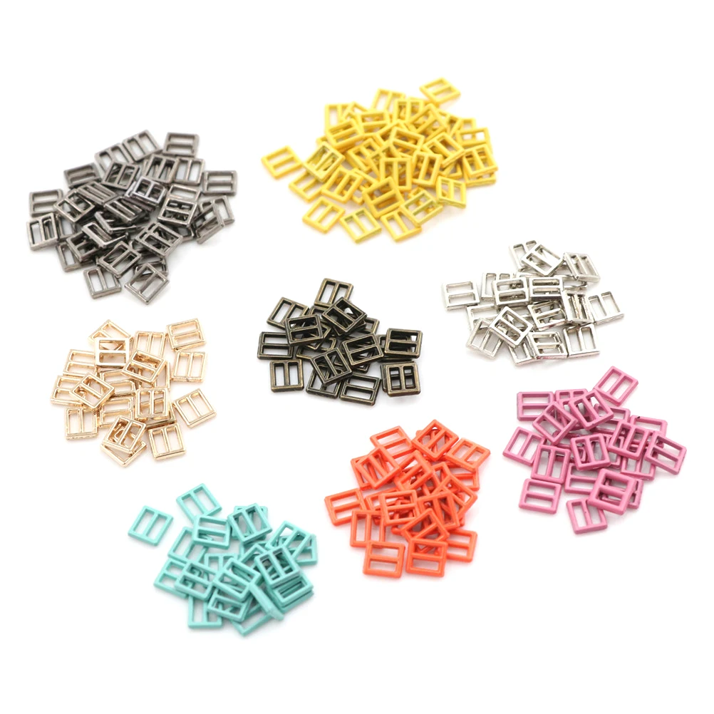 

20pcs/lot 4MM DIY patchwork buckle handmade sewing mini buckle for bjd dolls dolls clothing adjustable button