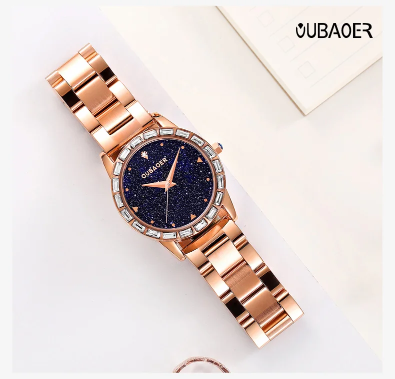 OUBAOER часовой бренд relojes mujer 2018 relogio feminino женские Часы наручные женские часы женские кварцевые часы horloge saat