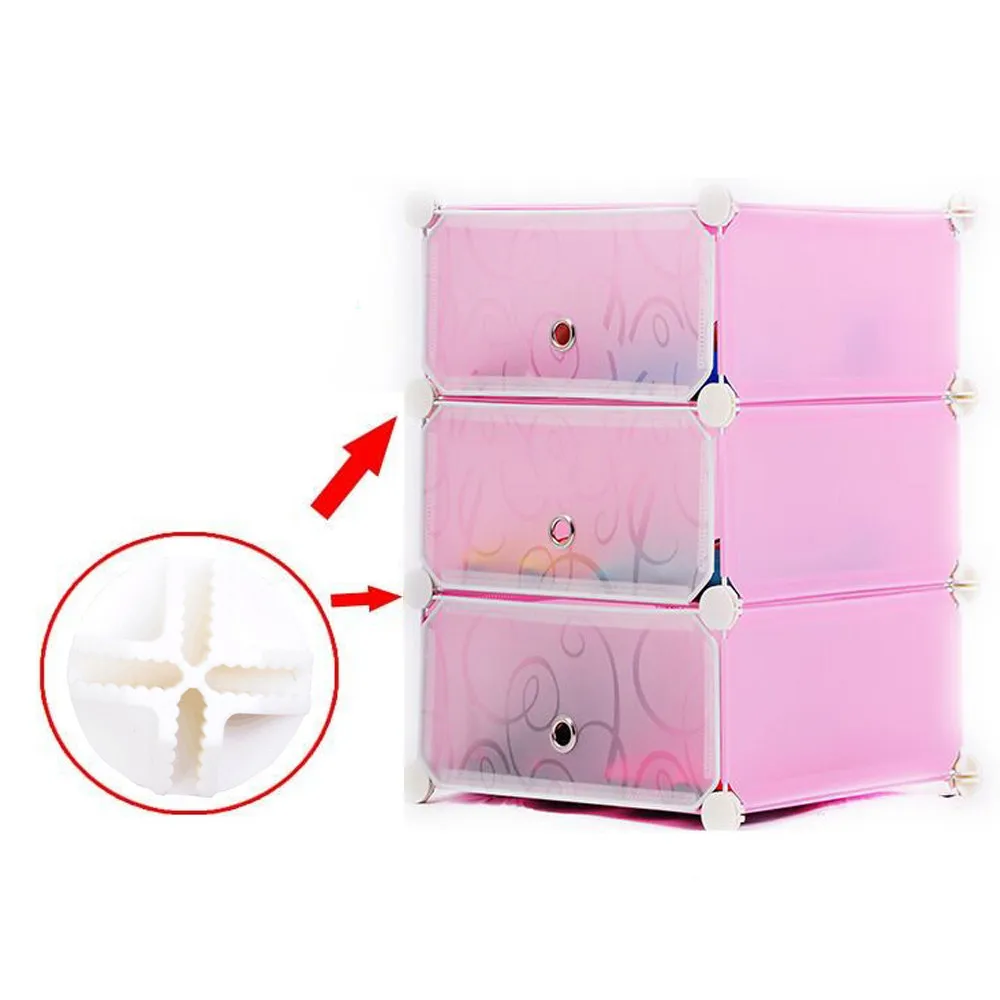 Cube DIY Modular Closet Organizer Wardrobe Rack Clothes Shelf Storage Cabinet#XTN