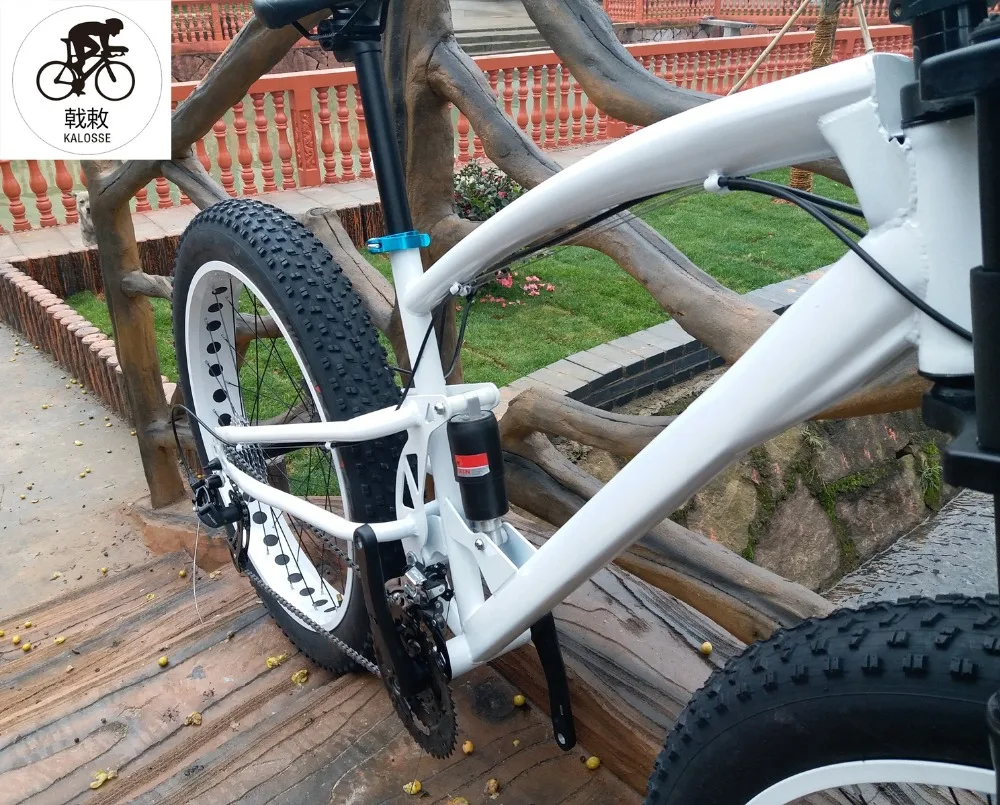 Kalosse DIY цвета 26*4,0 шины 17 дюймов гидравлические тормоза микрошифт Fat велосипед, снег велосипед 27 скорость горный велосипед