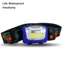 СВЕТОДИОДНАЯ головная лампа COB Beads Light SOS 3 режима Водонепроницаемая IP65 светодиодная фара 600lm белый свет для езды на велосипеде скалолазание Велоспорт