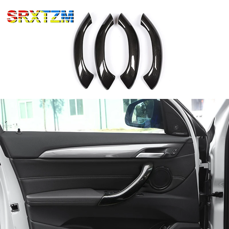 SRXTZM для BMW X1 X2 F48 2016 2017 2018 2019 4 шт. ABS углеродное волокно стиль Автомобильная