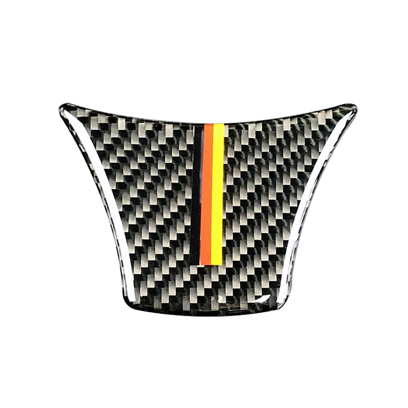 Newest Carbon Fiber Car Steering Wheel Sticker Emblem for BMW E90 3 Series