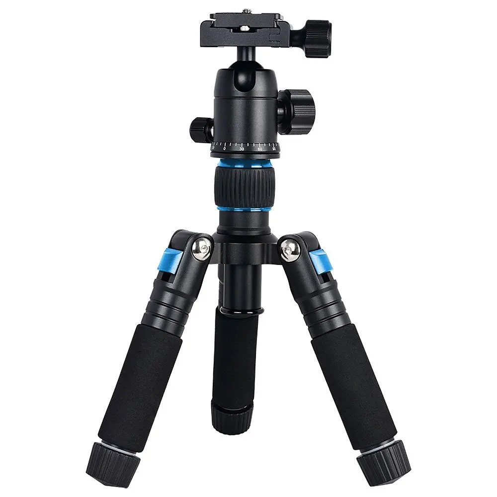Ultra Compact Mini Tripod Foldable 5 Section Adjustable Portable Travel