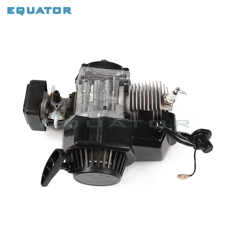 Motocicleta 43cc 47cc 49cc 2 tiempos MOTOR MINI QUAD cohete bolsillo bicicleta