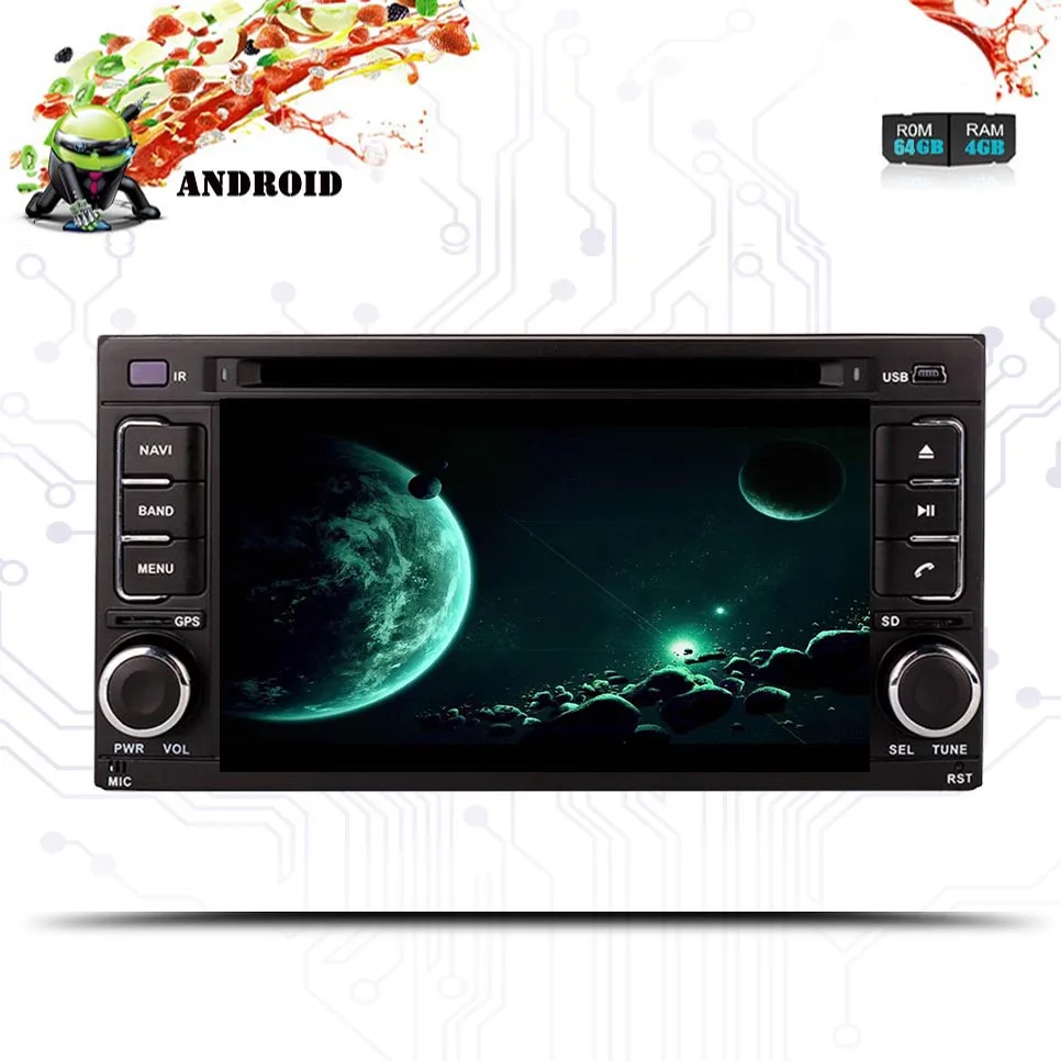 Cheap Android 9.0 car dvd gps multimedia player For Subaru Forester Impreza 2008 dvd navigation raido video audio player no car 2 din 4