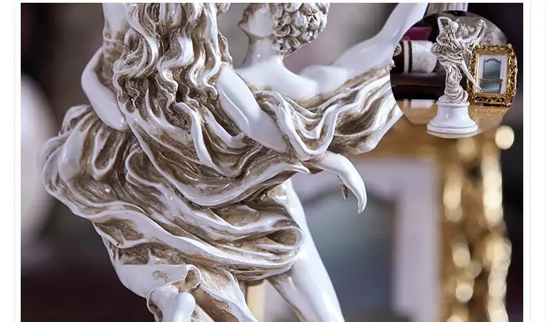 Европейский стиль Греческая богиня любовь ангел статуэтки украшения дома свадебные подарки гостиная спальня настольная скульптура искусство ремесла