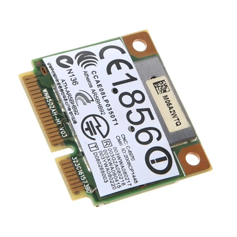 Atheros AR9280 2 4 ГГц 5 WLAN Minipci express AR5BHB92 для Linux Hackintosh Win10 беспроводная Wi Fi сетевая
