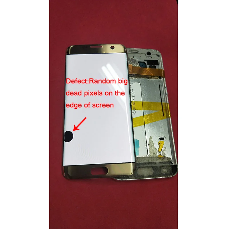 ЖК дисплей amoled 5 дюйма без рамки для SAMSUNG Galaxy s7 edge G935 G935F + дигитайзер сенсорного
