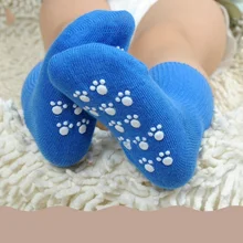 Демисезонный хлопок Детские носки Карамельный цвет Нескользящие мягкие носки для новорожденных, одежда для малышей носки для девочки, мальчика для От 1 до 3 лет