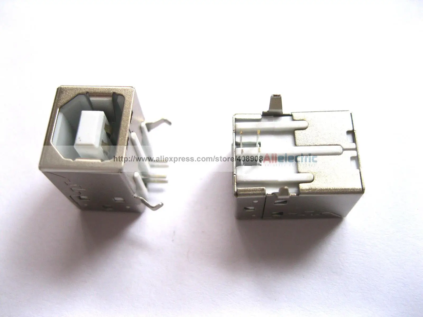 

50 Pcs USB 2.0 Connector Female Type B Replacement Solder Port 4 Printer Use