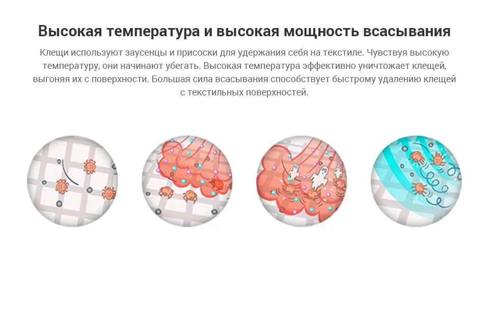 Мини пылесос Puppyoo WP606 для удаления пылевых клещей [официальная гарантия 1 год, 2 дня]