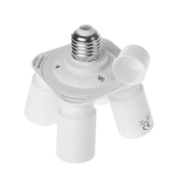 

Popular 3/4 E27 Light Bulb Socket Splitter Adaptor Photography Lamp Base for Softbox