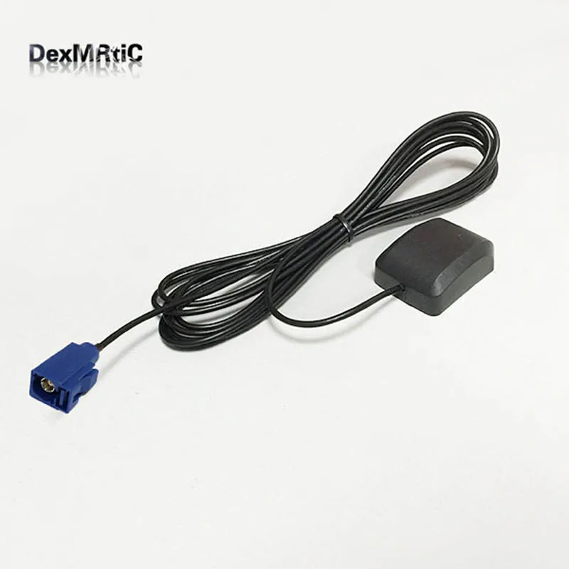 GPS Active Antenna 3M Cable Fakra C Blue Connector for VW Audi MFD2 RNS2 MFD3 