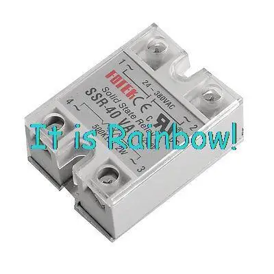 

Free Shipping 500Kohm 2W 24-380VAC 40A SSR Solid State Relay Resistance Regulator