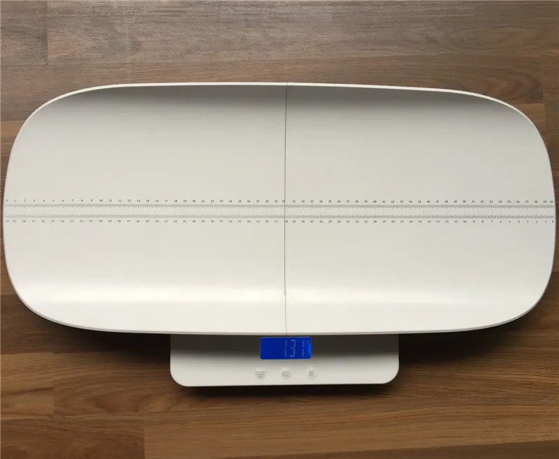 2017 High Quality Scales Smart Electronics Baby Scale Night Vision Blue Film LCD Screen ABS  Accurate Range of 40KG Children 3