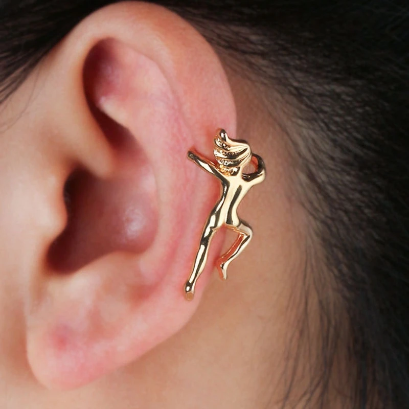 

Piercing Without For Women Jewelry Heart Earrings New Fashion Clip Earrings Ear Women Bone Cuff Crystal Ear Clip Earrings Party