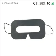 Linhuipad, 100 шт, черные одноразовые защитные гигиенические накладки для глаз, маски для лица, накладки для htc Vive, 3D очки виртуальной реальности