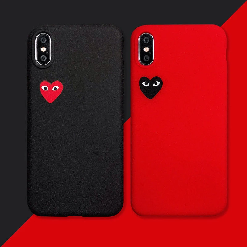 

Cute Play Hard Phone Case for Coque iPhone 7 Plus 7Plus 8 8Plus 6S X 10 XR XS Max funda Capa Mask 360 Protector Mobile Cover