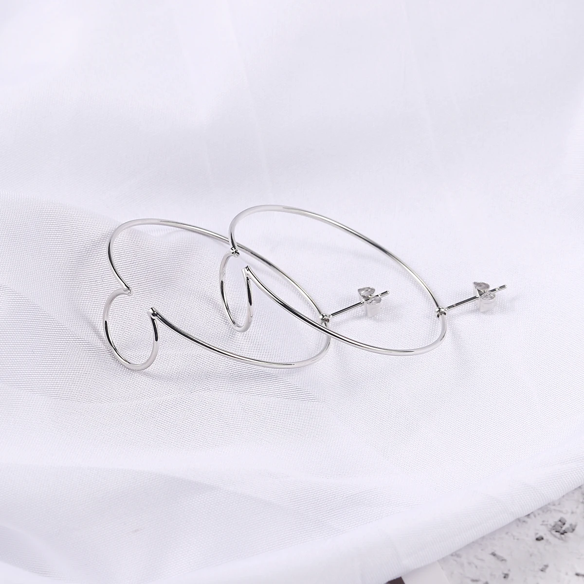 Двойные серьги в минималистическом стиле для женщин, геометрические серьги из меди, серебра, золота, дизайн, модные вечерние украшения DZE016