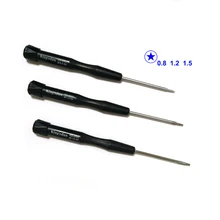 3Pcs 5 Star 5-Point 0.8mm 1.2mm 1.5mm Pentalobe Screwdriver Set Repair Tools Kit for iPhone Phone MacBook Air Laptop