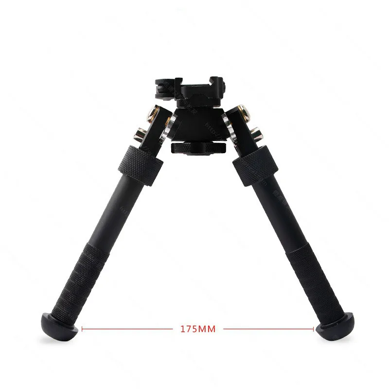 

Airsoft Equipment 6 inch Bipod Camera General Tactical Toy Rifle Accessories 360 Degree Rota Tripod for Hunting