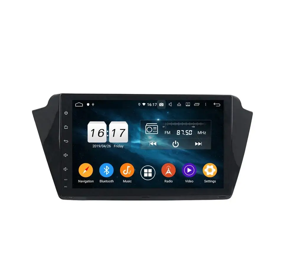Автомагнитола PX6 4 + 64 ГБ 6 ядер 9 дюймов Android 10 0 DVD плеер для Skoda Fabia 2015 2016 2017 GPS Wi Fi