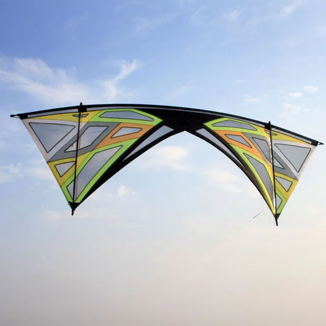 Best price at $145 Cheap 7.5ft Large Stunt Kite Outdoor Beach Kite Purple Color 4 Line Sport Kite Flying For Festival Show