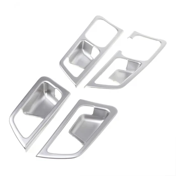 

4 Pcs LHD Chrome Inside Door Handle Frame Trim Cover For Kia Sportage QL 2016 2017 for car accessories