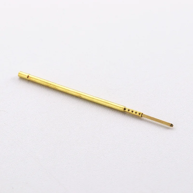 DIY Household Circuit Probe Needle RL75-2W 100 Pcs / Package Spring Thimble Needle Sleeve Length 38.2mm Gold Probe ETUUD