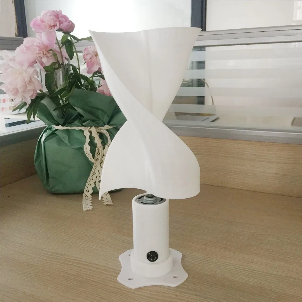 Eólica com Luz Gerador de Vento Classe de Energia Vertical com 2 Começou em 0.05 s para Nova Fltxny Micro Turbina Lâminas m - Led 6 Fltxny micro turbina eólica com luz led