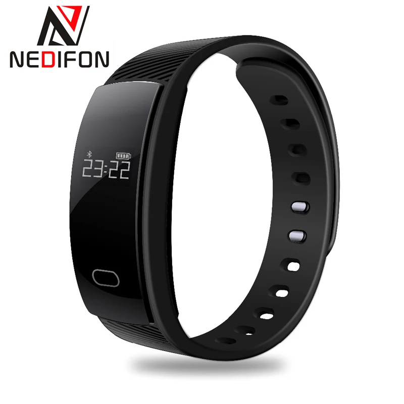 Nedifon Брендовые мужские спортивные часы LED цифровые Bluetooth Smart Браслет сердечного