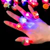 5 pièces dessin animé LED veilleuse fête de noël décoration coloré LED montre jouet enfants Flash bracelet lueur Bracelets lumineux cadeaux ► Photo 1/6