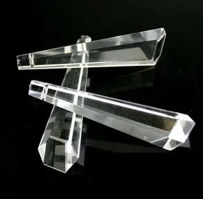 

25pcs/lot 63mm Sun Catcher Optics Lustre Crystal Chandelier Pendants Diy Prism Feng Shui for Transparent Crystal Beaded Curtain