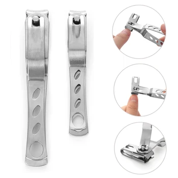 

1PC Stainless Steel 360 Degree Rotary Cuticle Nail Clipper Fingernail Toenail Cutter Trimmer Toe Finger Health Care Tools