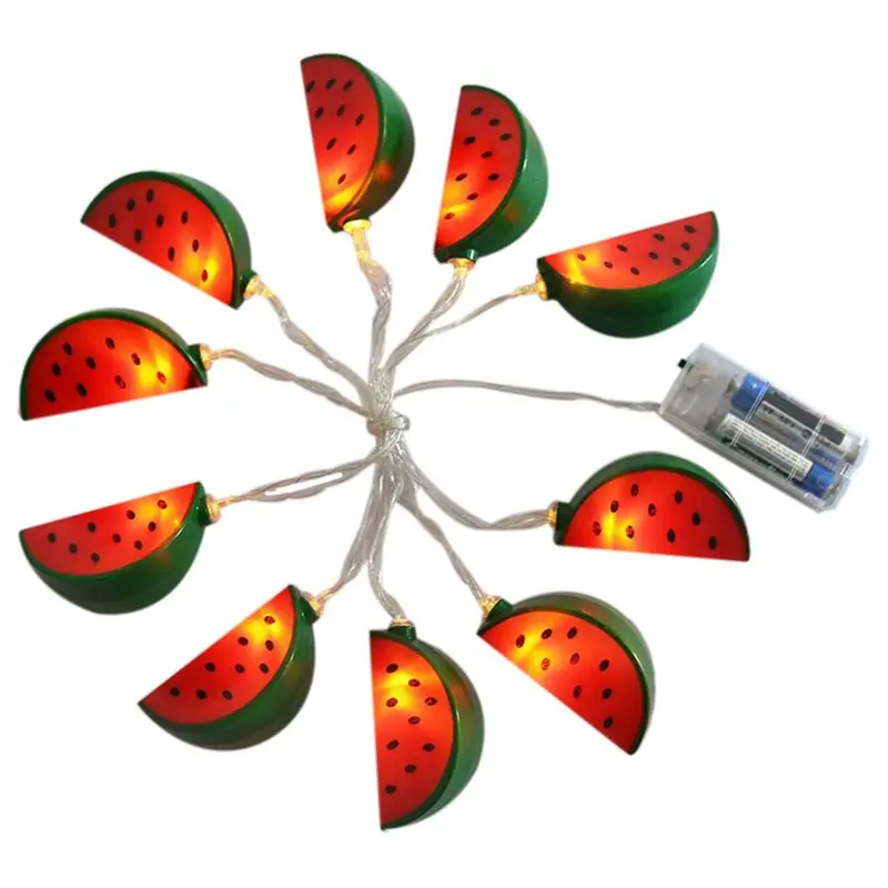 

Fashion Holiday String Lighting 10 LED Cool Watermelon String Lights Wedding Garden Party Baby Kids Bedroom Decoration