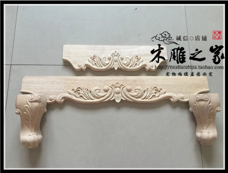 

Dongyang wood furniture plate carved sofa tea skirt skirt die in European style wooden foot table leg dressing table