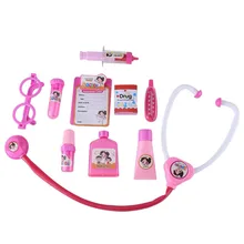 10 шт./компл. Детский Набор доктора игрушка "Медсестра" набор портативный чемодан Медицинский Набор Дети обучающий воображаемый играть дети игрушки
