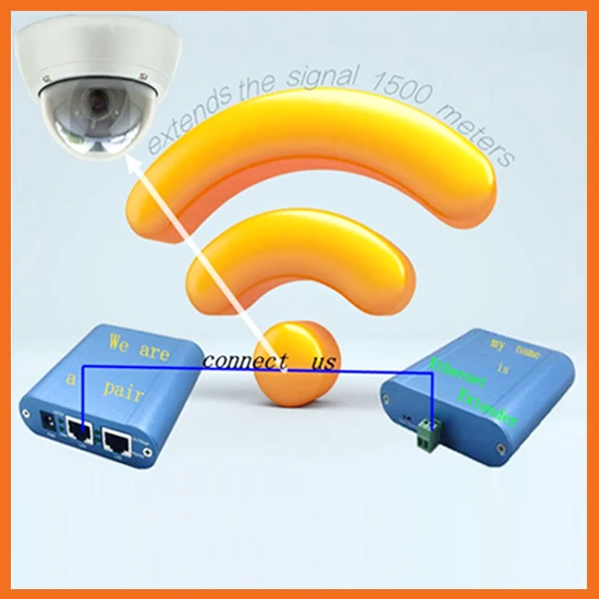 Расширитель Ethernet EA512 TP с технологией LRE продлевает сигнал до 1500 метров через пару