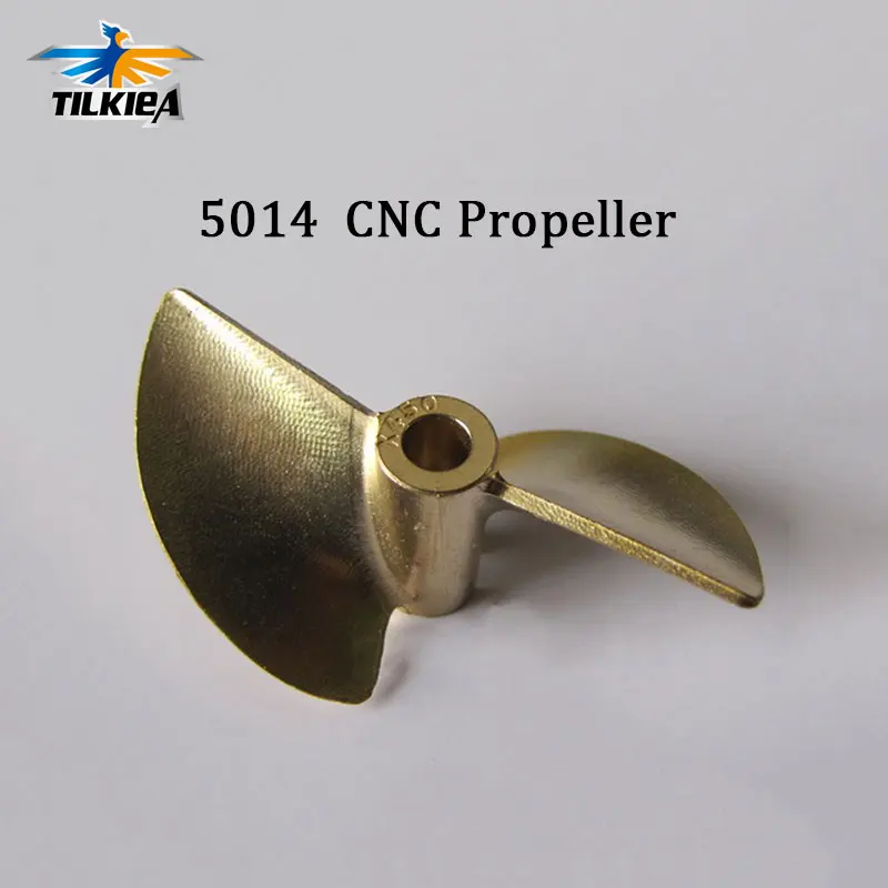 

Rc Boat Propeller 2 Blades Iridium Copper Propeller Diameter 50mm Propeller For 4.76mm 3/16" Boat Shaft