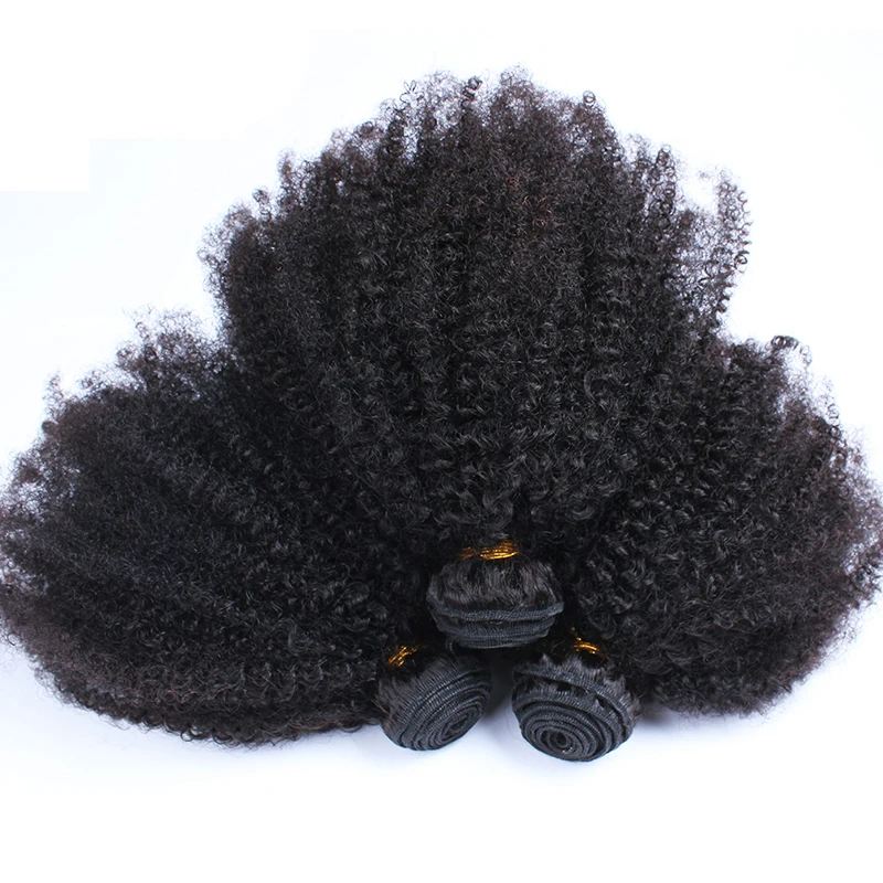 Mongolian-Afro-Kinky-Curly-Hair-Weave-4B-4C-100-Natural-Black-Virgin-Human-Hair-Bundles-Extension