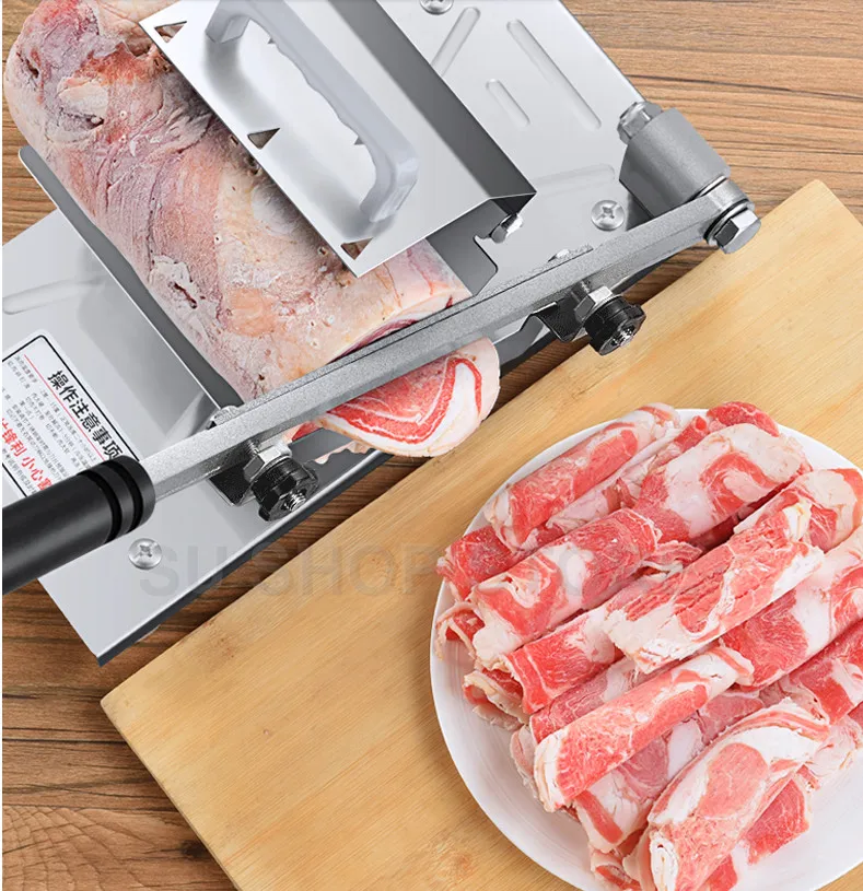Ломтерезка для мяса ломтерезка для нарезки мяса ручная ломтерезка Автоматическая мяса настольная легко нарезаемая замороженная Говядина и баранина