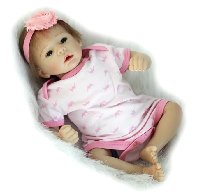 

50cm Silicone Reborn Baby Doll Toy Princess Babies Doll Lovely Birthday Gifts Christmas Present Play House Toy Girls Brinquedos
