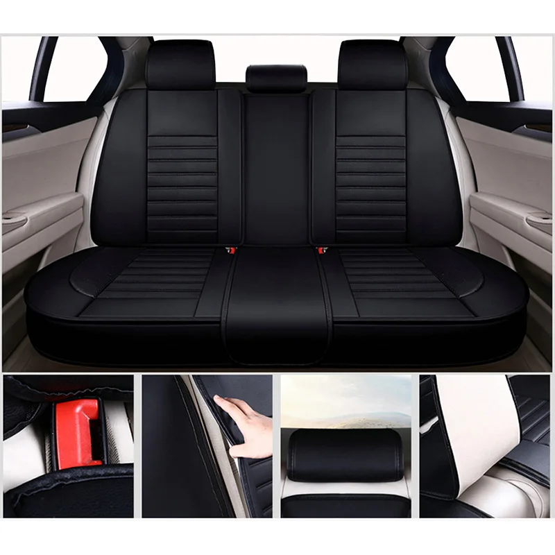 Кожаные универсальные чехлы для автомобильных сидений nissan rogue sentra sunny teana j31 j32 tiida