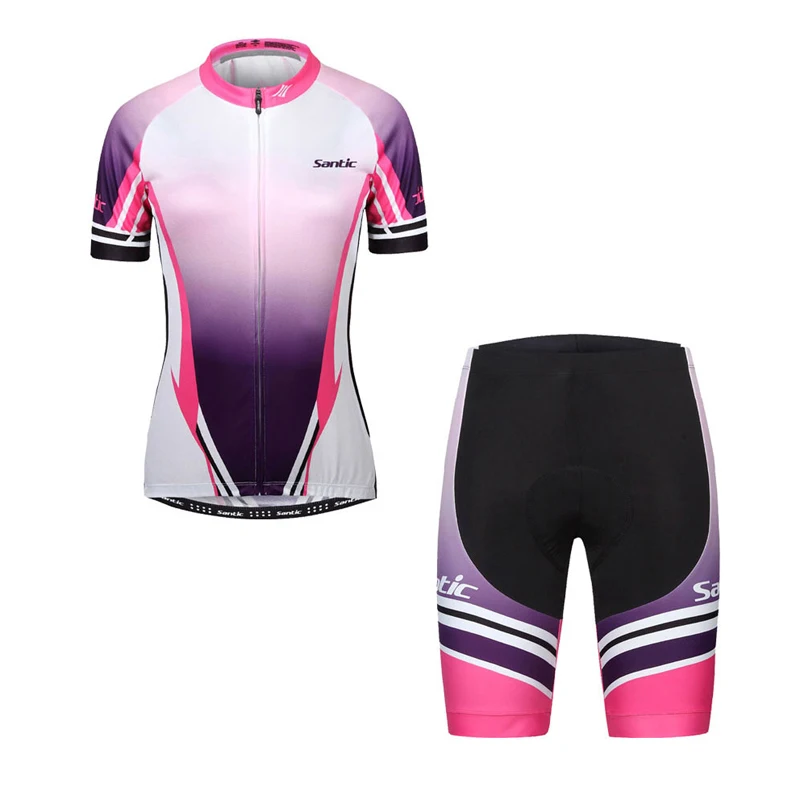 Santic Women Cycling Suits Clothing Bicycle Clothes Cycling Shorts Sets