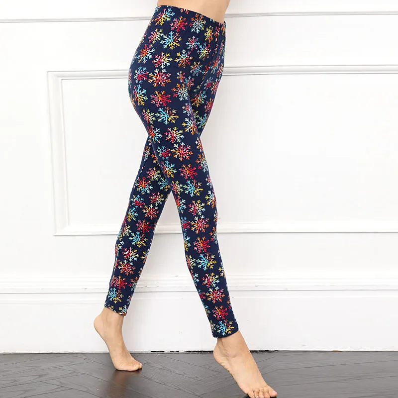 Custom Women Legging Merry Christmas High Waist Leggings Tights Yoga Pants