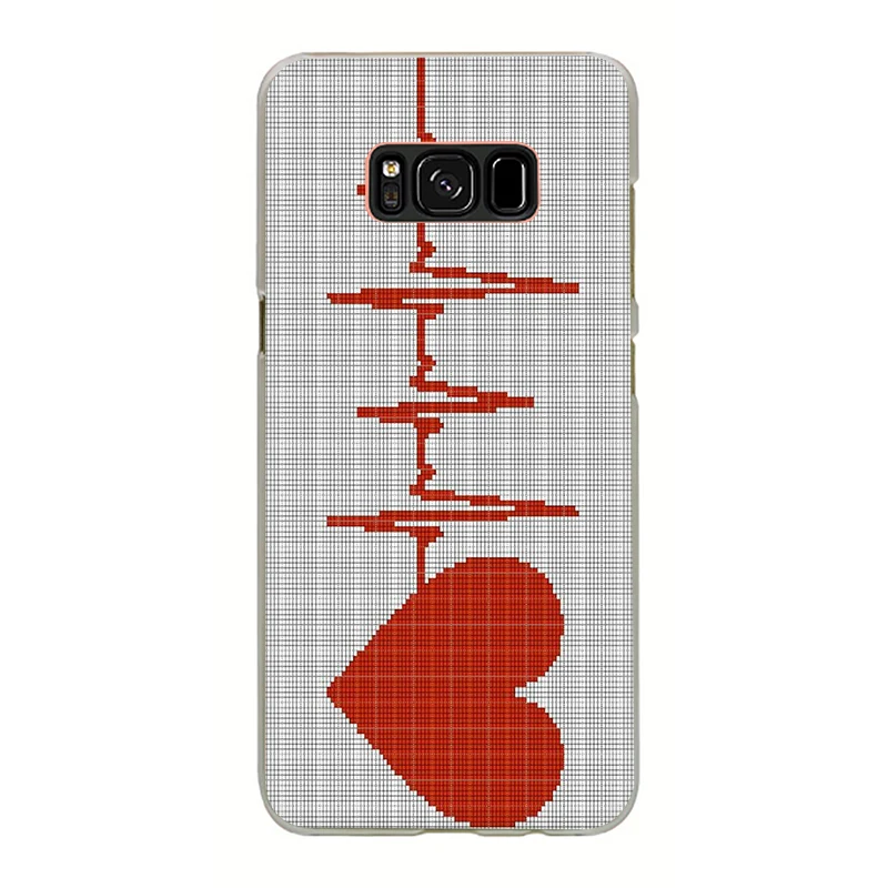 Медицинская медицинская медицина здоровье сердце Жесткий чехол для телефона samsung S7 Edge S8 S9 S10 Plus S10e Note 8 9 10 M10 M20 M30 M40 - Цвет: H8