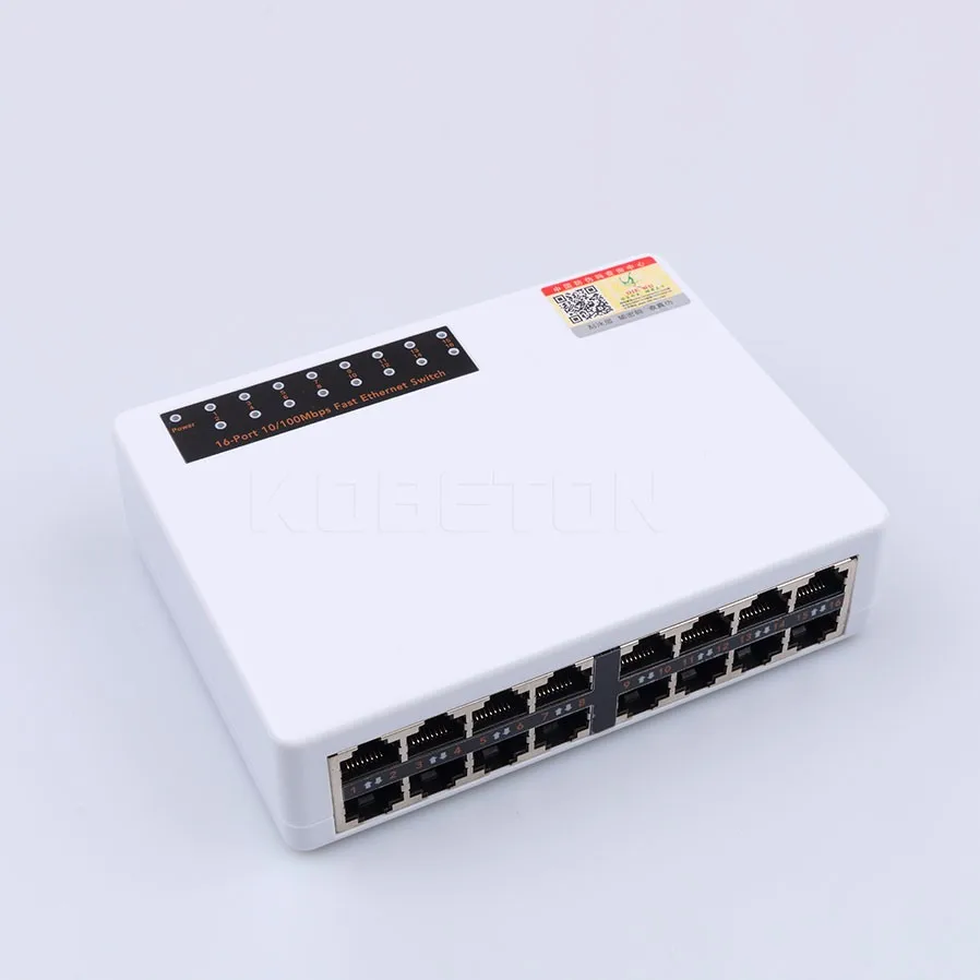 Kebidumei 10/100 Мбит/с 16 Порты Ethernet LAN RJ45 Vlan сетевой коммутатор концентратор ЕС/США Plug